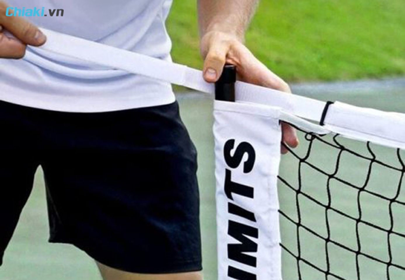 Hướng dẫn c&aacute;ch kiểm tra chiều cao lưới Pickleball