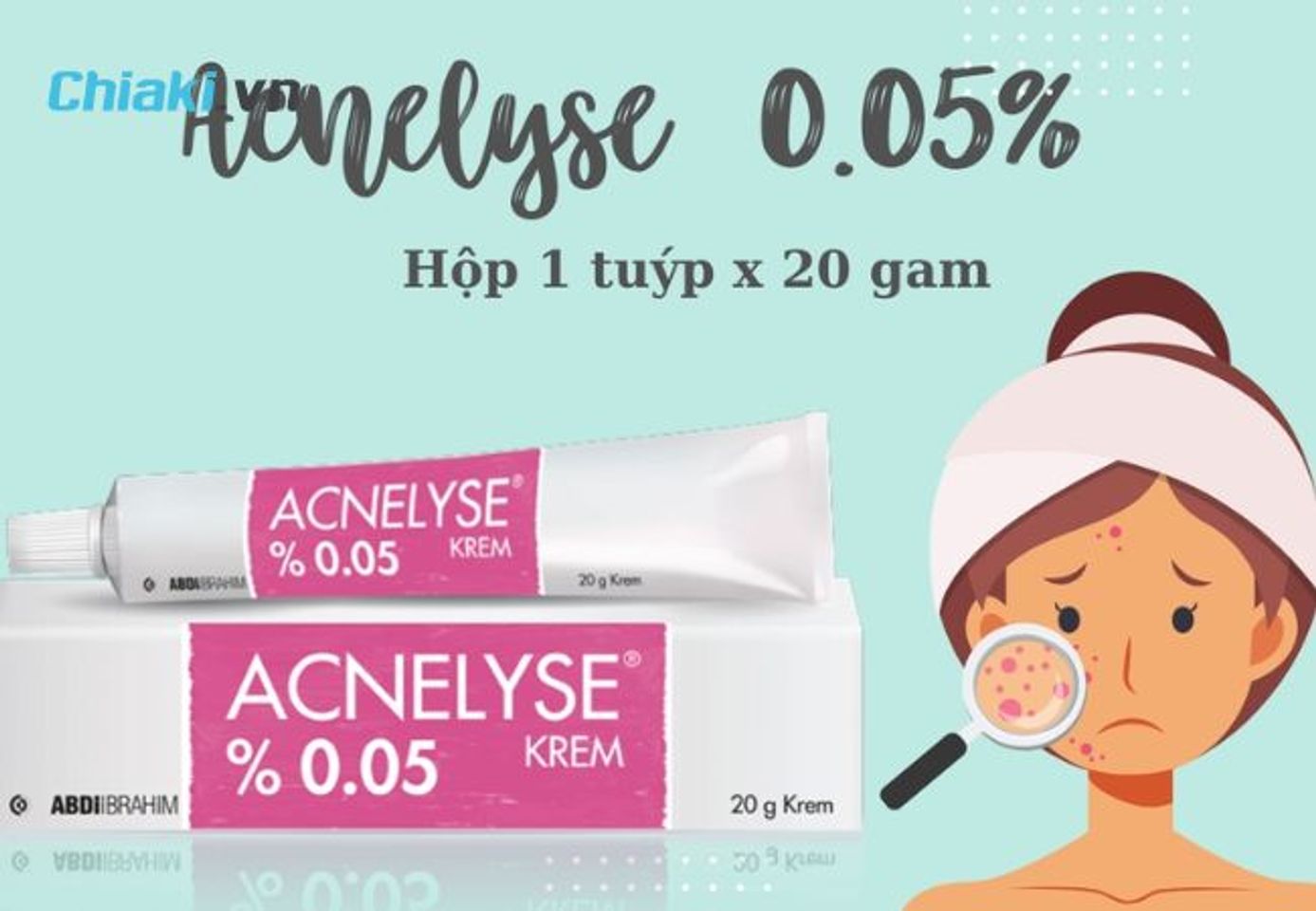 viếtKem trị mụn Acnelyse Krem