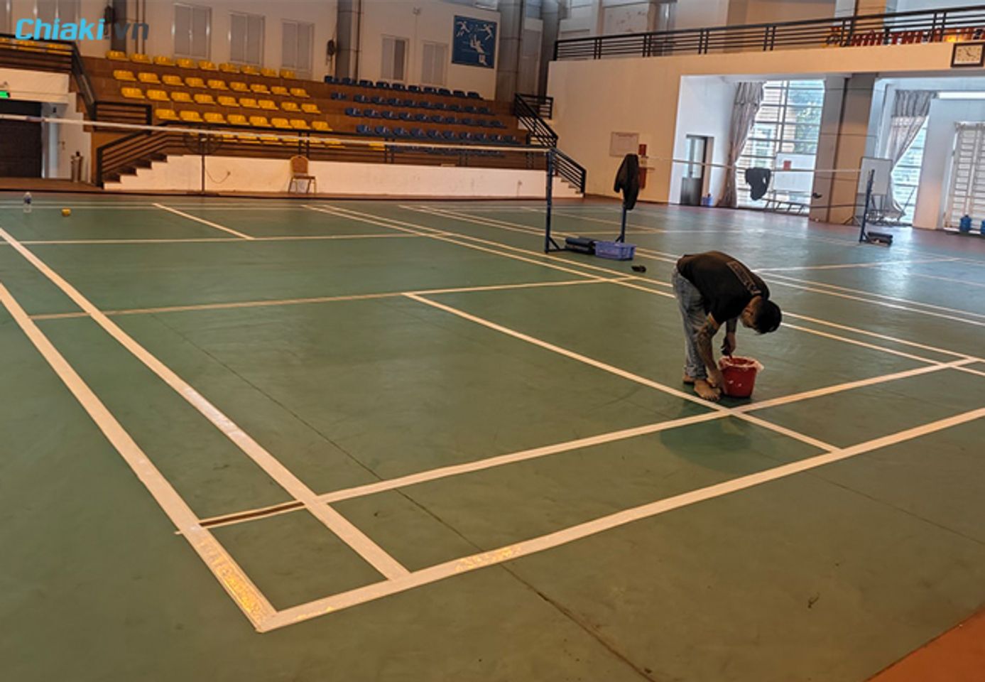 K&iacute;ch thước của vạch vẽ s&acirc;n cầu l&ocirc;ng