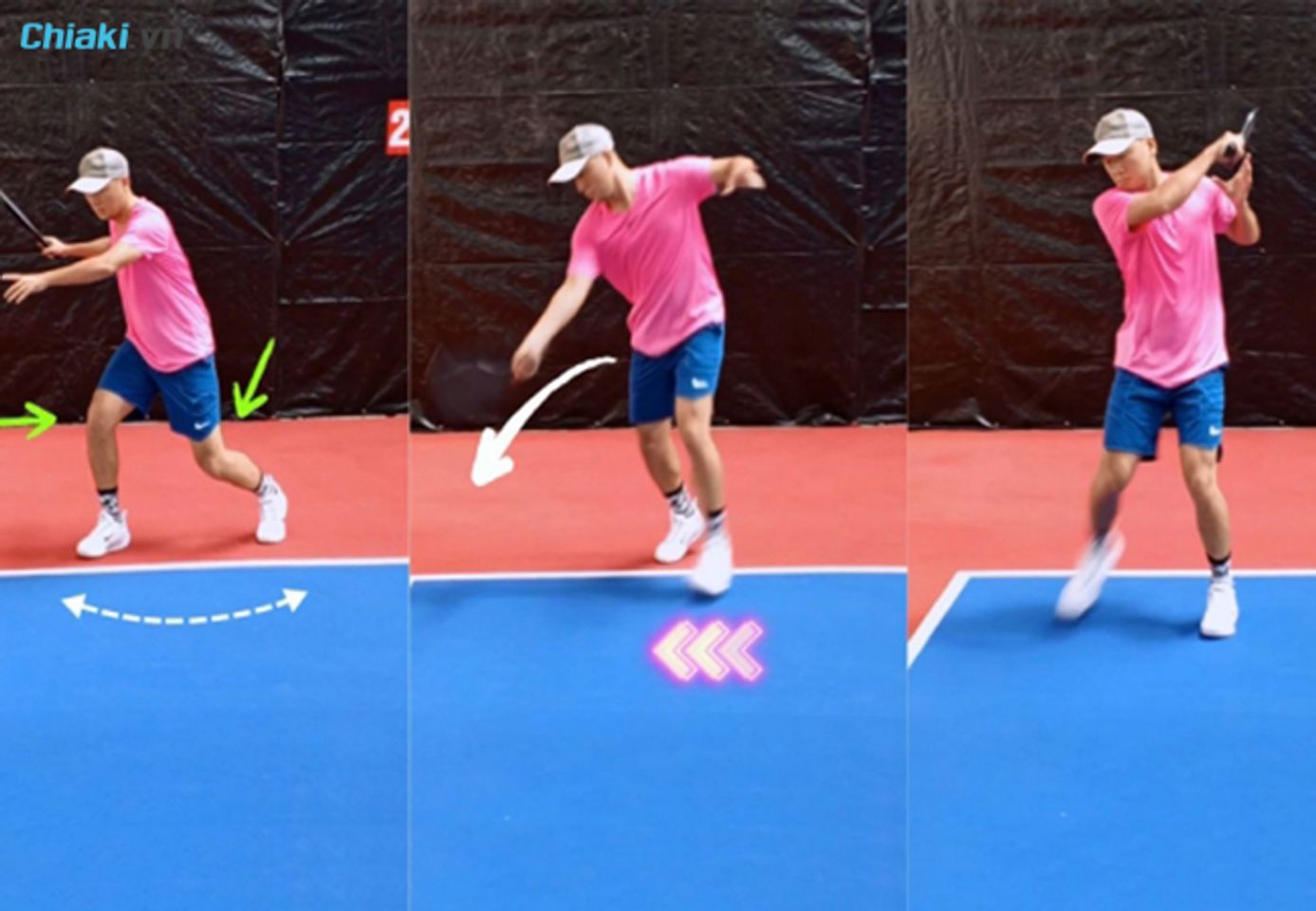 kỹ thuật chơi Pickleball Backhand