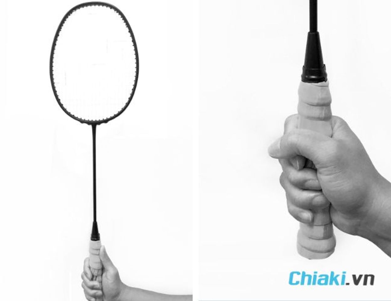 Kỹ thuật cầm vợt cầu l&ocirc;ng sai c&aacute;ch