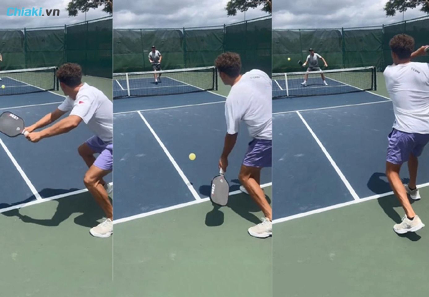 Kỹ thuật chơi Pickleball Slice&nbsp;