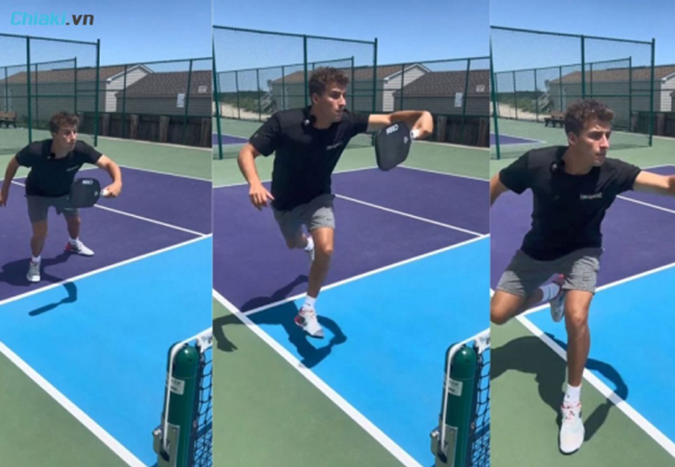 kỹ thuật chơi Pickleball di chuyển tr&ecirc;n s&acirc;n