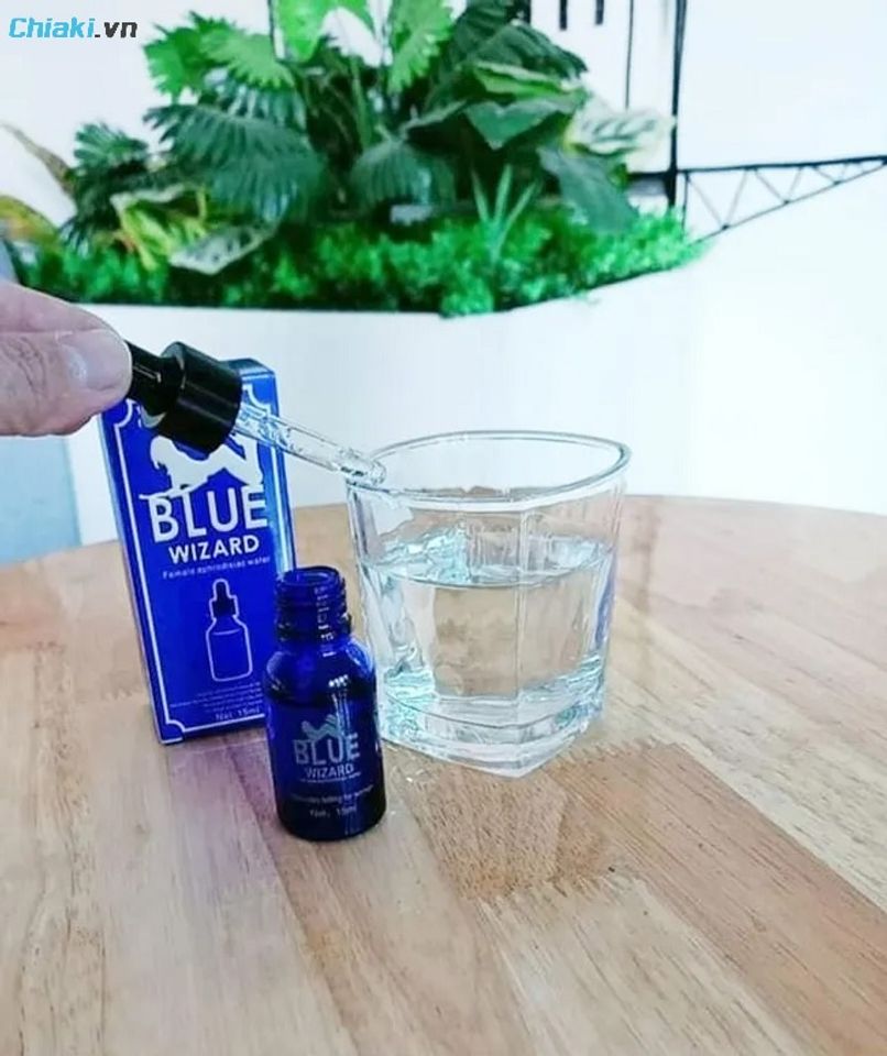 Nước Blue Wizard l&agrave; sản phẩm hỗ trợ k&iacute;ch th&iacute;ch ham muốn cho nữ giới