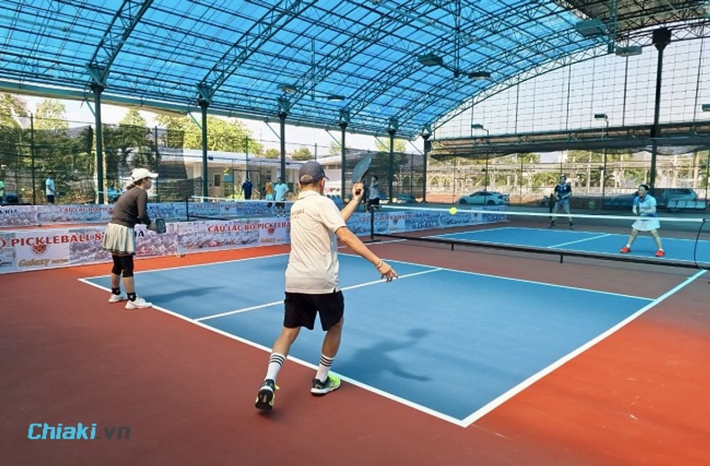 S&acirc;n Pickleball tại Nh&agrave; Thi Đấu Đa Năng TP. B&agrave; Rịa n&acirc;ng cấp nhưng vẫn đạt ti&ecirc;u chuẩn quốc tế