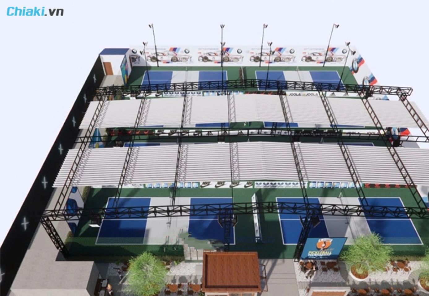 s&acirc;n pickleball cần thơ Bee