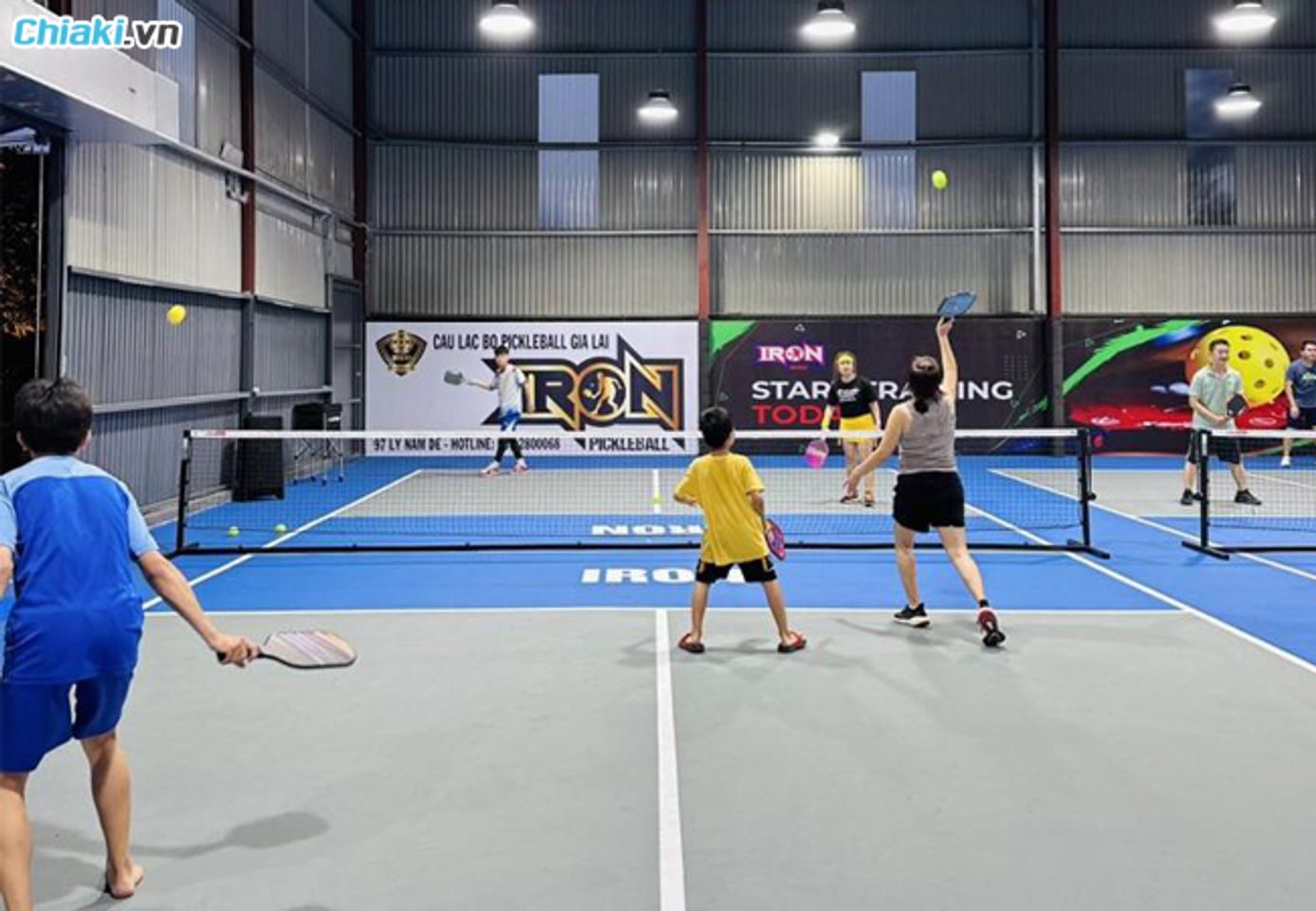 s&acirc;n pickleball gia lai IRON