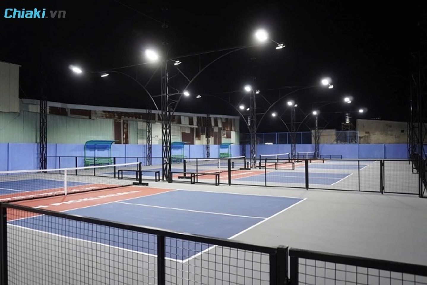 S&acirc;n Pickleball 3H c&oacute; 6 s&acirc;n ngo&agrave;i trời trang bị hiện đại