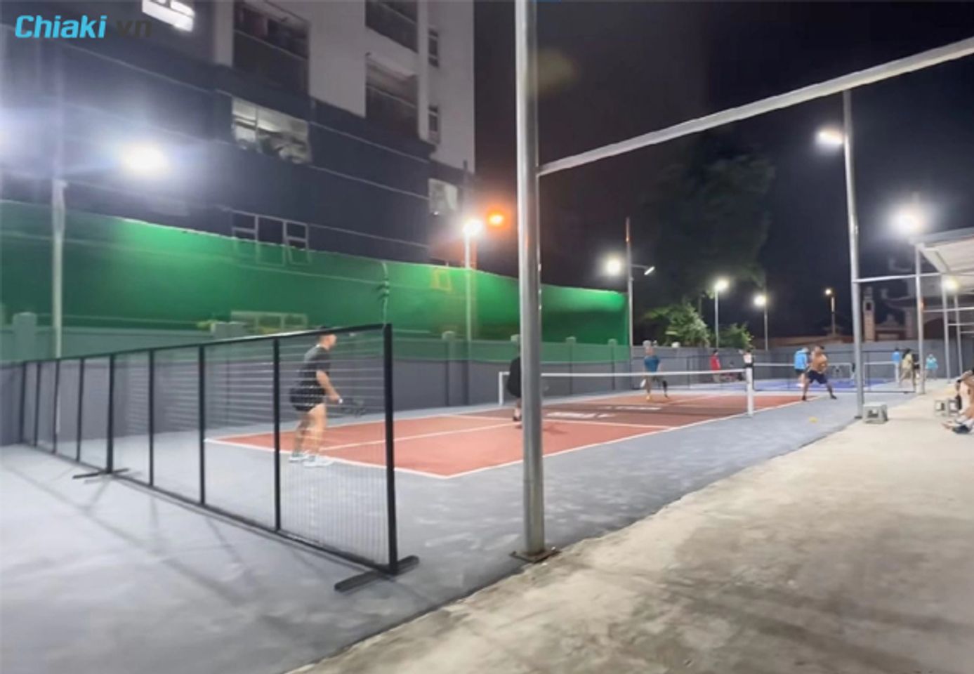 s&acirc;n pickleball hai b&agrave; trưng ngọc vũ