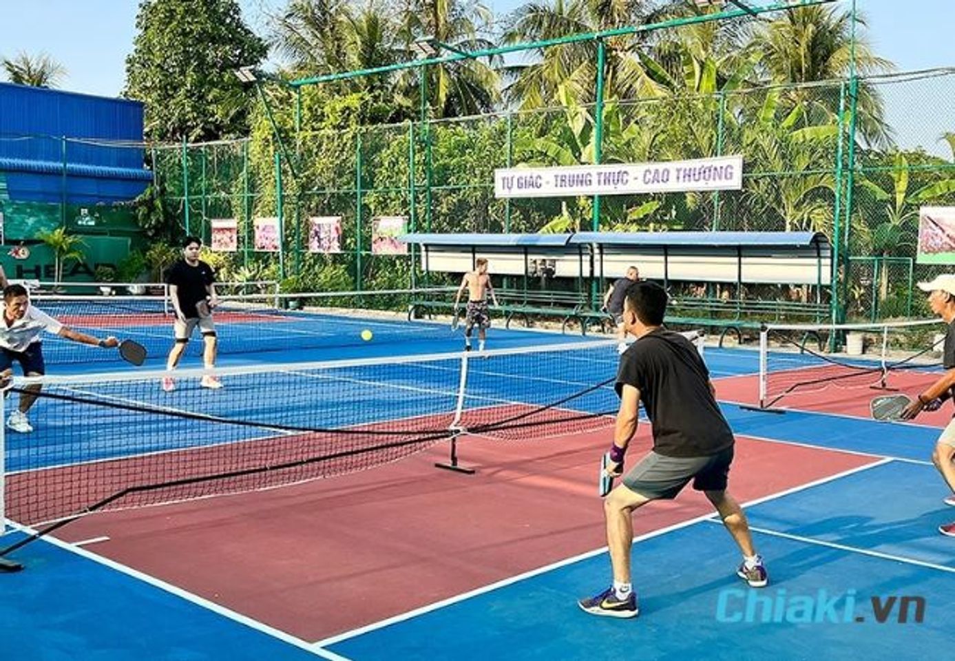 S&acirc;n Pickleball l&agrave;m từ b&ecirc; t&ocirc;ng