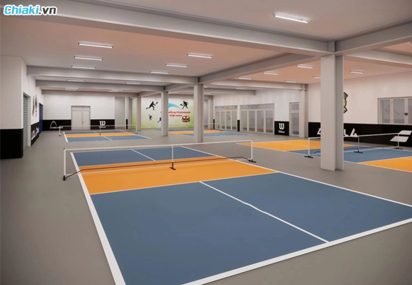 s&acirc;n pickleball h&agrave; đ&ocirc;ng Naviha Sport