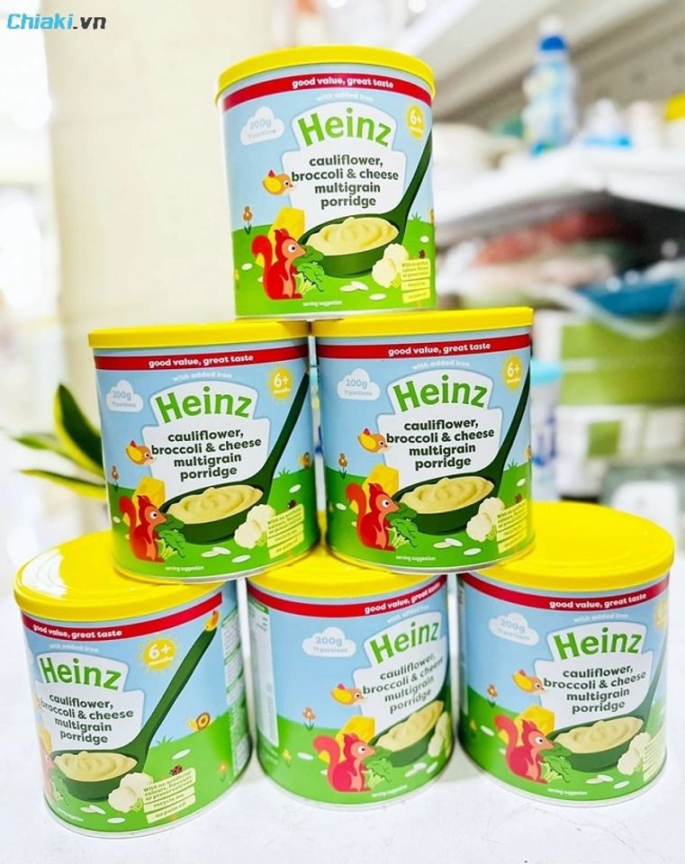 Th&agrave;nh phần dinh dưỡng c&oacute; trong bột Heinz gi&agrave;u dinh dưỡng
