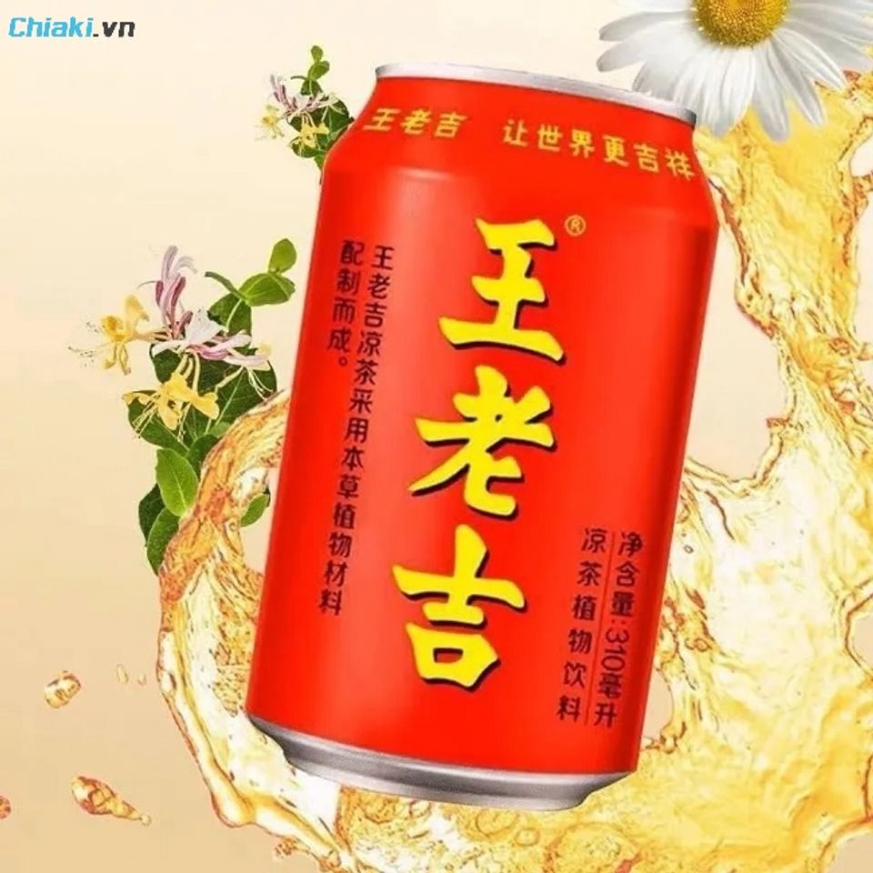 Tr&agrave; thảo mộc Jaiduobao 1 th&ugrave;ng 24 lon l&agrave; sản phẩm giải kh&aacute;t nổi tiếng