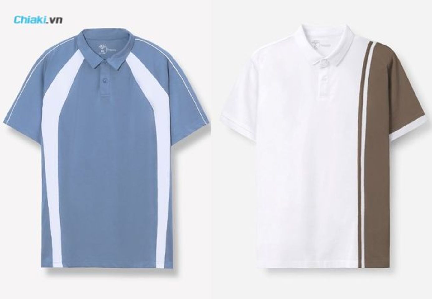 &Aacute;o Polo Form rộng phối m&agrave;u
