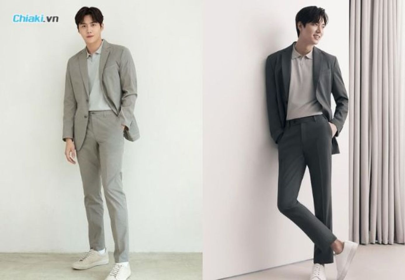 &Aacute;o Polo nam phối Blazer lịch l&atilde;m v&agrave; sang trọng