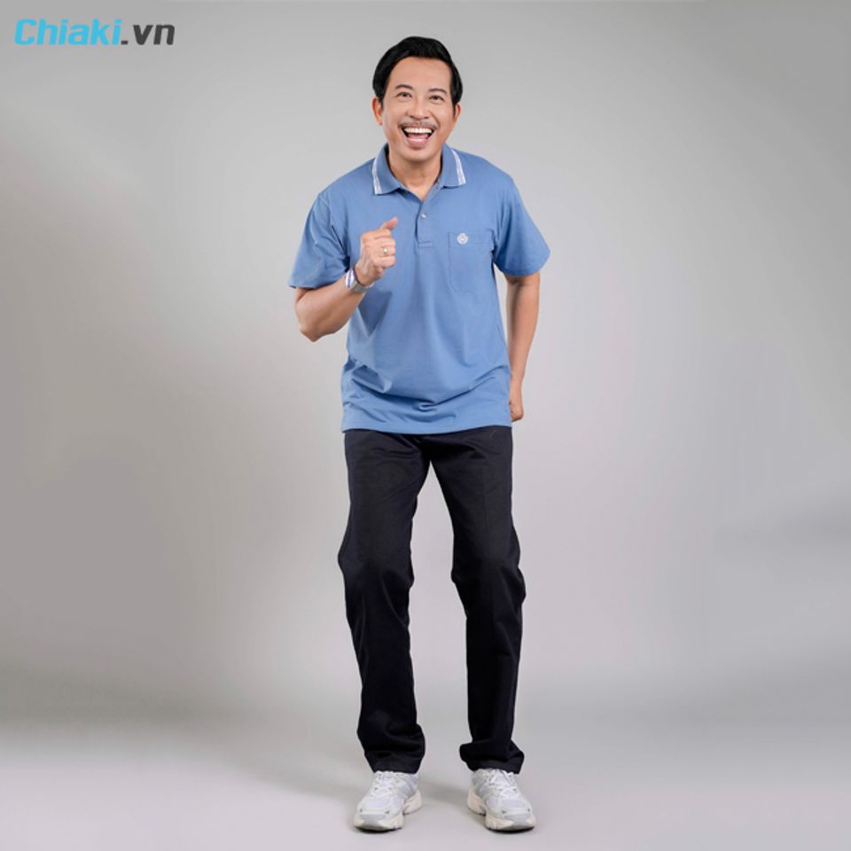 &aacute;o polo trung ni&ecirc;n c&oacute; thiết kế basic, thanh lịch