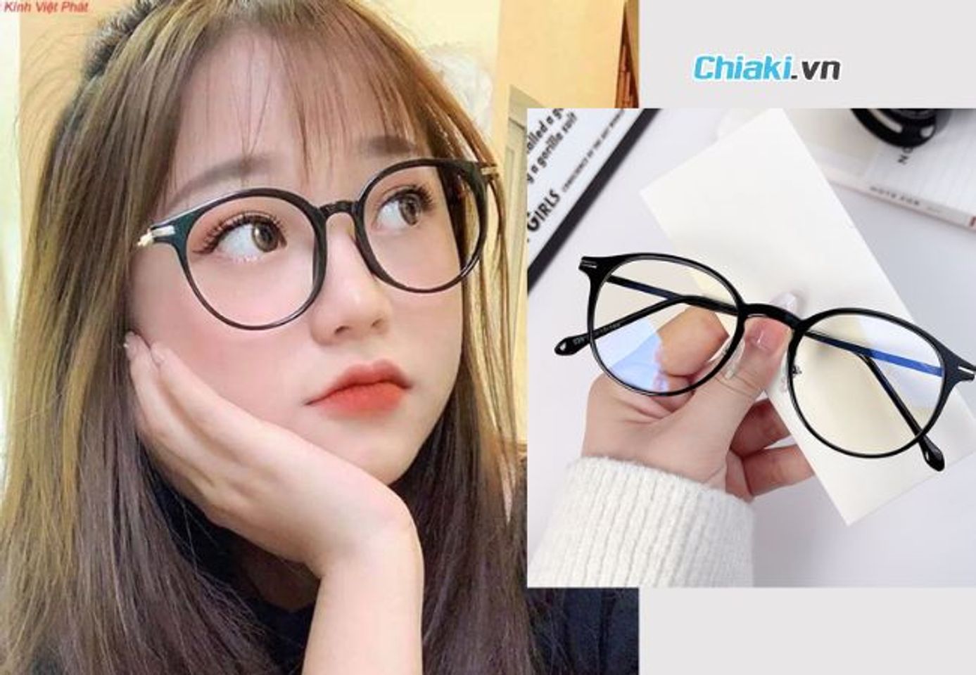 C&aacute;ch chọn gọng k&iacute;nh cho mặt tr&ograve;n
