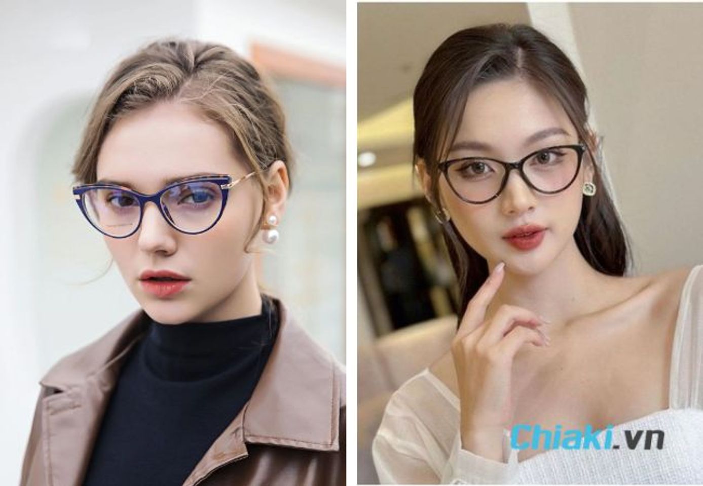 K&iacute;nh gọng mắt m&egrave;o cho mặt d&agrave;i