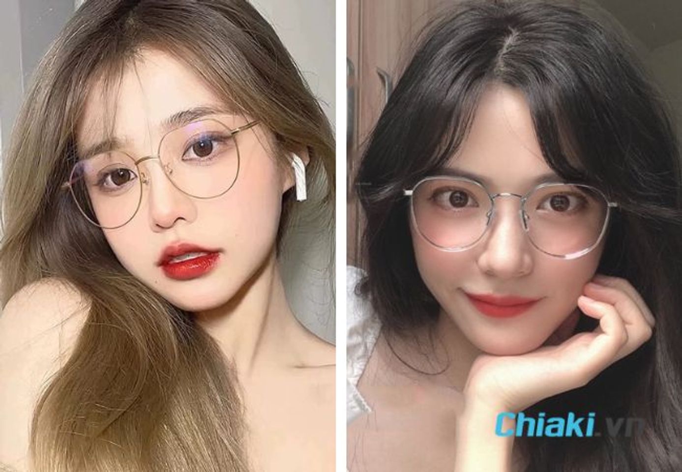 K&iacute;nh gọng vu&ocirc;ng bầu cho mặt d&agrave;i