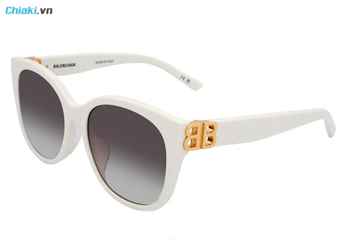 K&iacute;nh cho mặt vu&ocirc;ng Balenciaga Grey Cat Eye Ladies Sunglasses