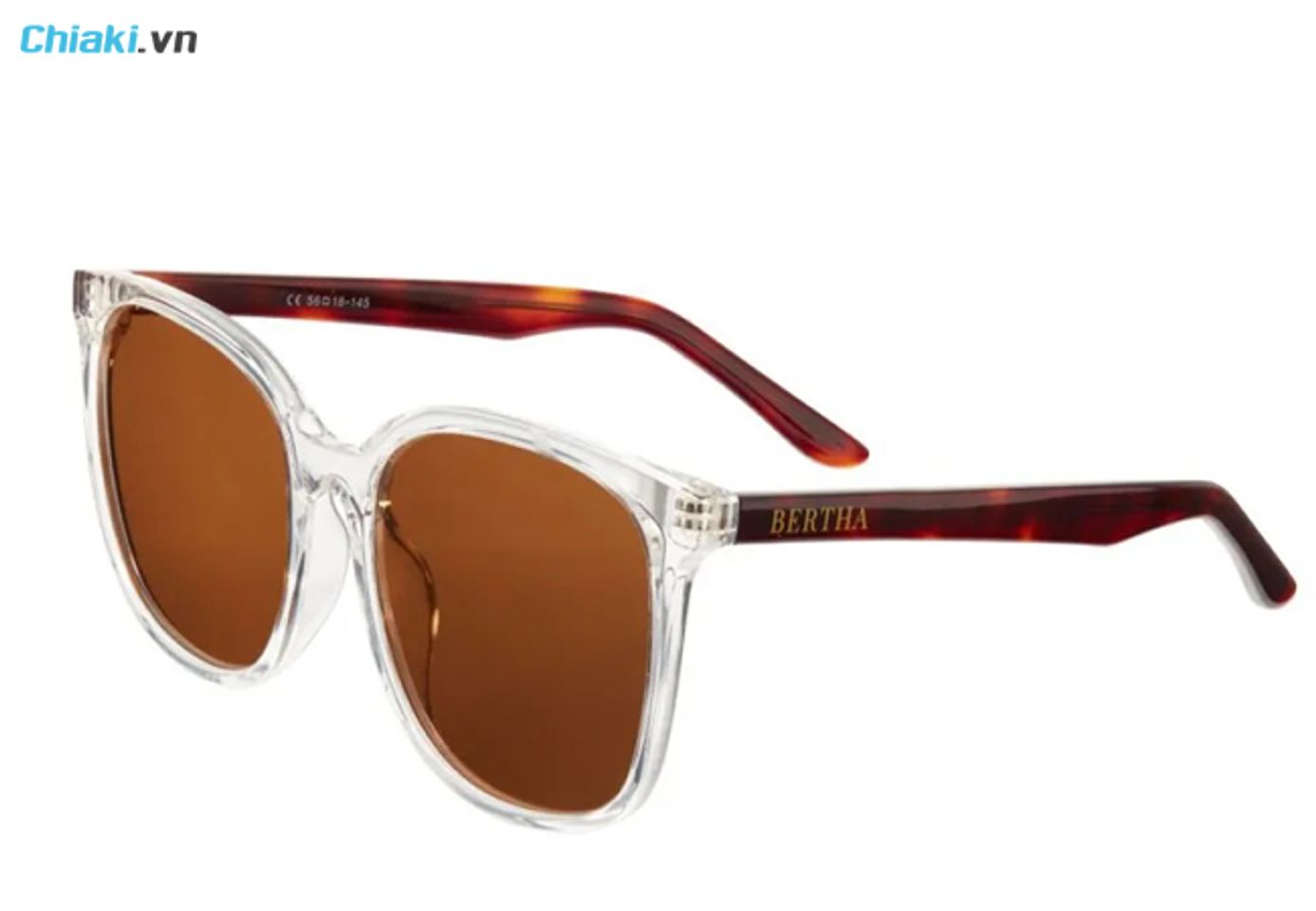 K&iacute;nh cho mặt vu&ocirc;ng Bertha Ladies Transparent Round Sunglasses