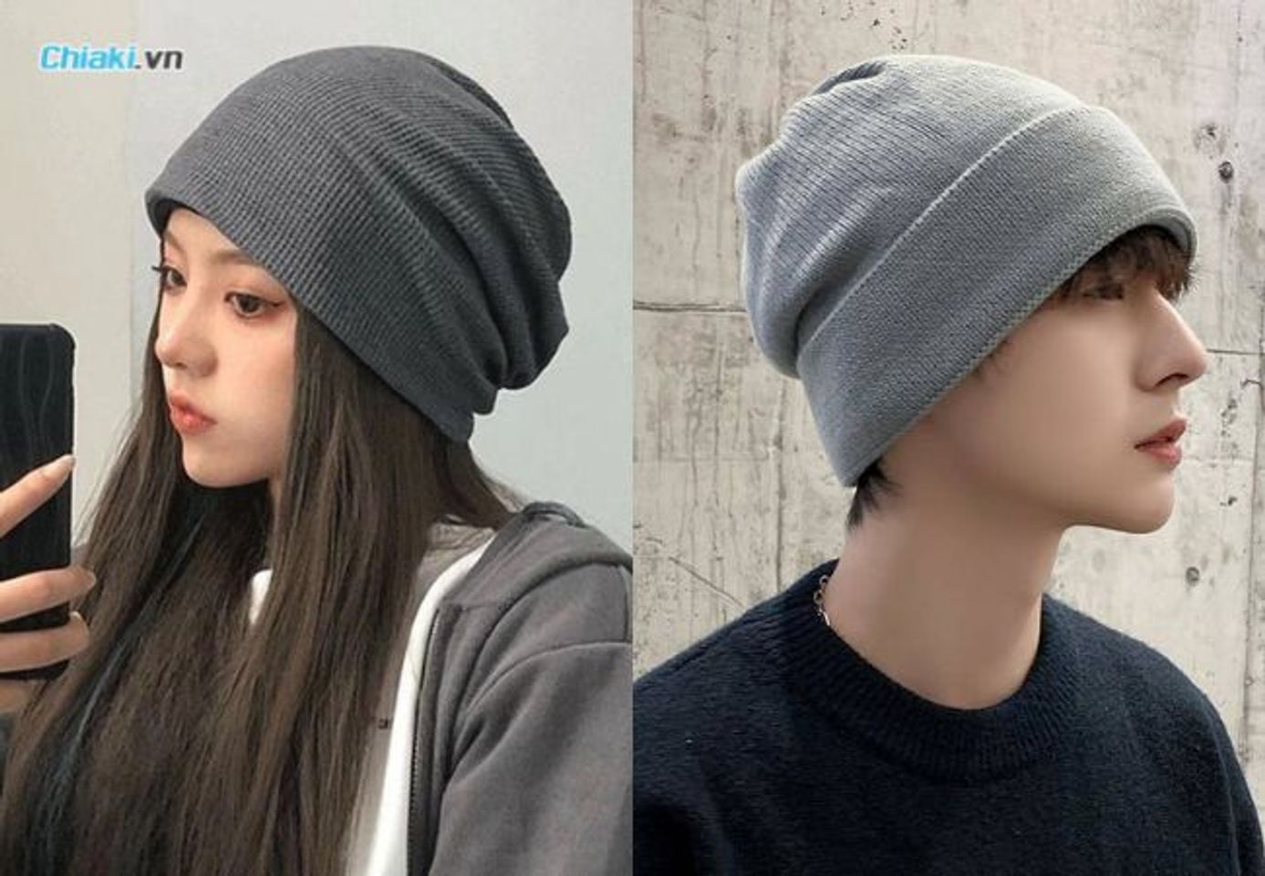 Mũ len Beanie c&aacute; t&iacute;nh, hiện đại