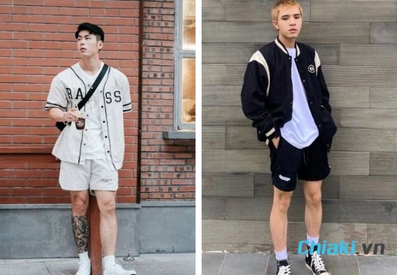Phối đồ với &aacute;o b&oacute;ng ch&agrave;y nam v&agrave; quần short