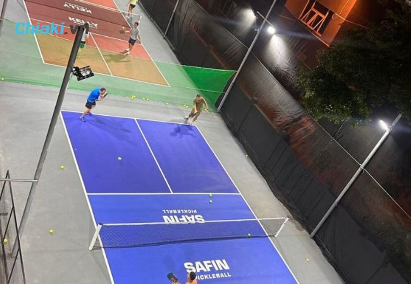 S&acirc;n pickleball G&ograve; Đen