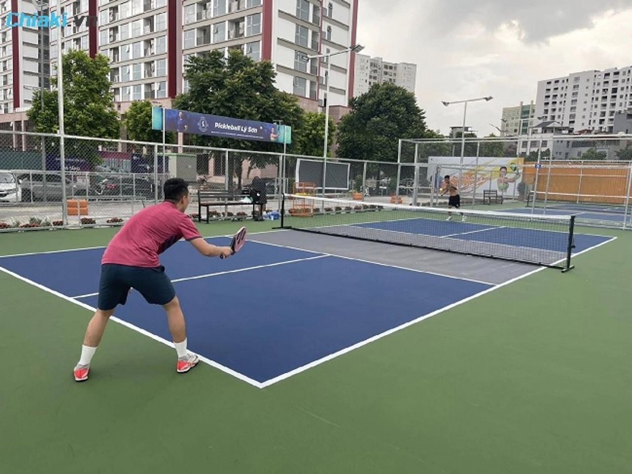 S&acirc;n Pickleball L&yacute; Sơn Phường Thượng Thanh thiết kế mới n&ecirc;n rất khang trang v&agrave; sạch sẽ