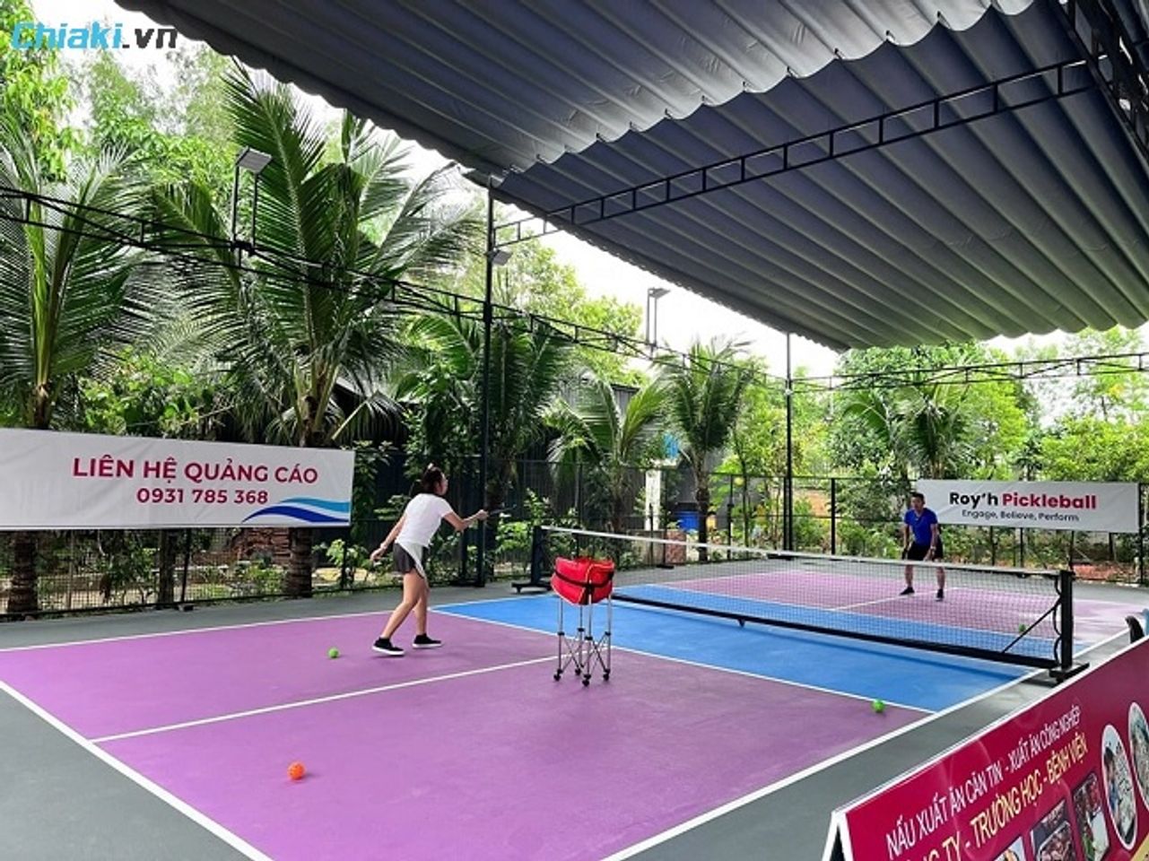 S&acirc;n Roy'H Pickleball Đường Số 192 quy m&ocirc; 4 s&acirc;n ngo&agrave;i trời tạo kh&ocirc;ng gian s&acirc;n ngo&agrave;i trời tho&aacute;ng đ&atilde;ng