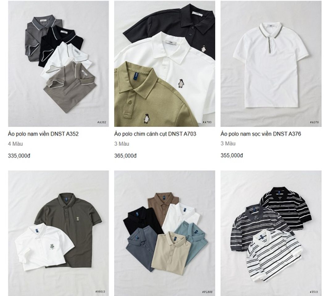 Shop &aacute;o polo nam - Denimst