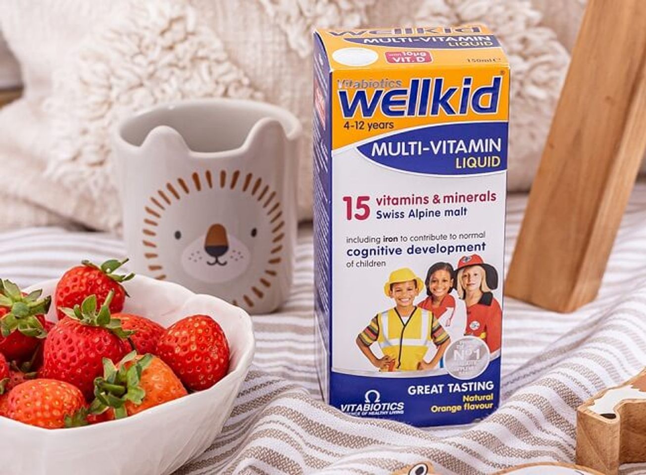 Siro vitamin tổng hợp cho b&eacute; 4 - 12 tuổi Wellkid Multivitamin Liquid