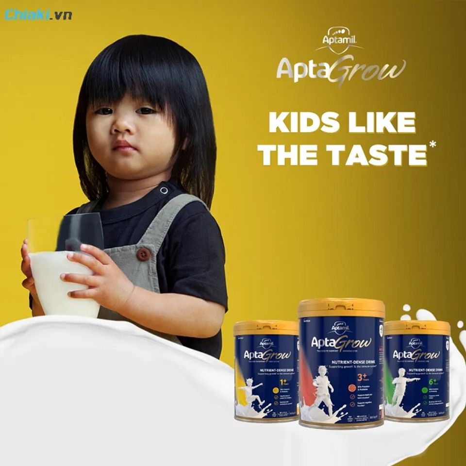 Sữa Aptamil AptaGrow Nutrient-Dense Drink 1+