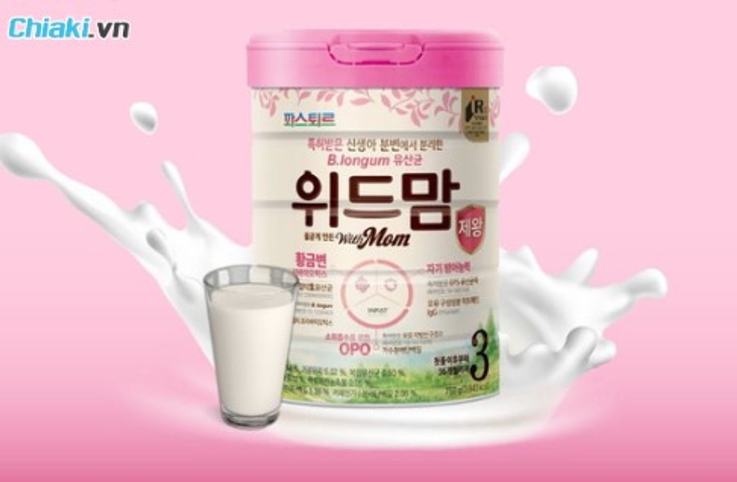 Sữa bột Withmom Cesar hỗ trợ tăng c&acirc;n cho b&eacute; từ 1-3 tuổi