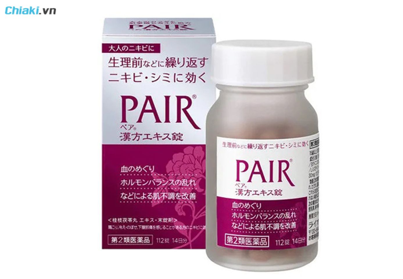 Vi&ecirc;n uống trị mụn nội tiết Pair Kampo Extract