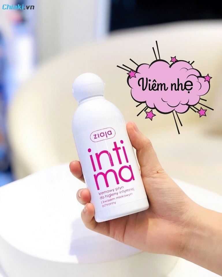 Dung dịch vệ sinh intima m&agrave;u hồng cải thiện t&igrave;nh trạng vi&ecirc;m nhẹ
