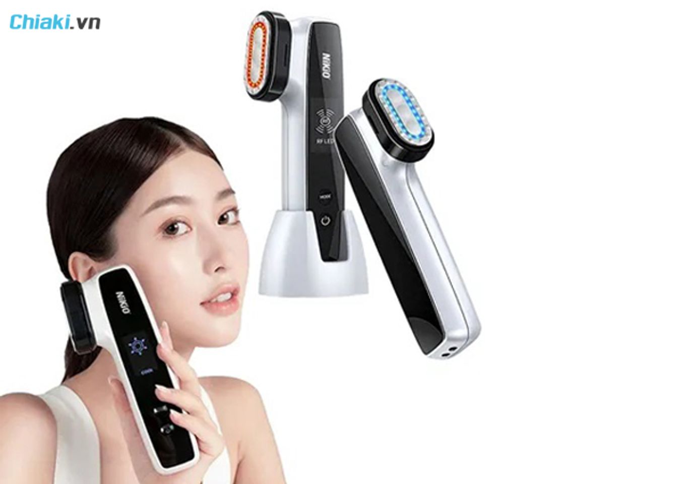 M&aacute;y massage mặt n&acirc;ng cơ Nikio NK-128