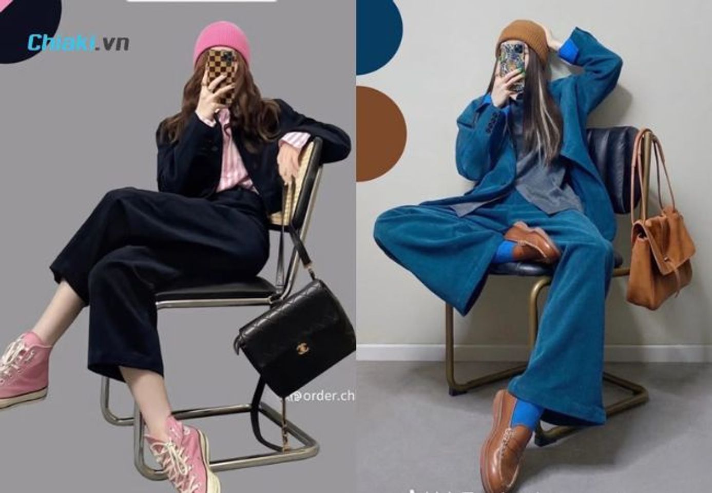 Mũ len phối đồ c&ugrave;ng tracksuit, sneaker tr&ocirc;ng sang trọng v&agrave; c&aacute; t&iacute;nh