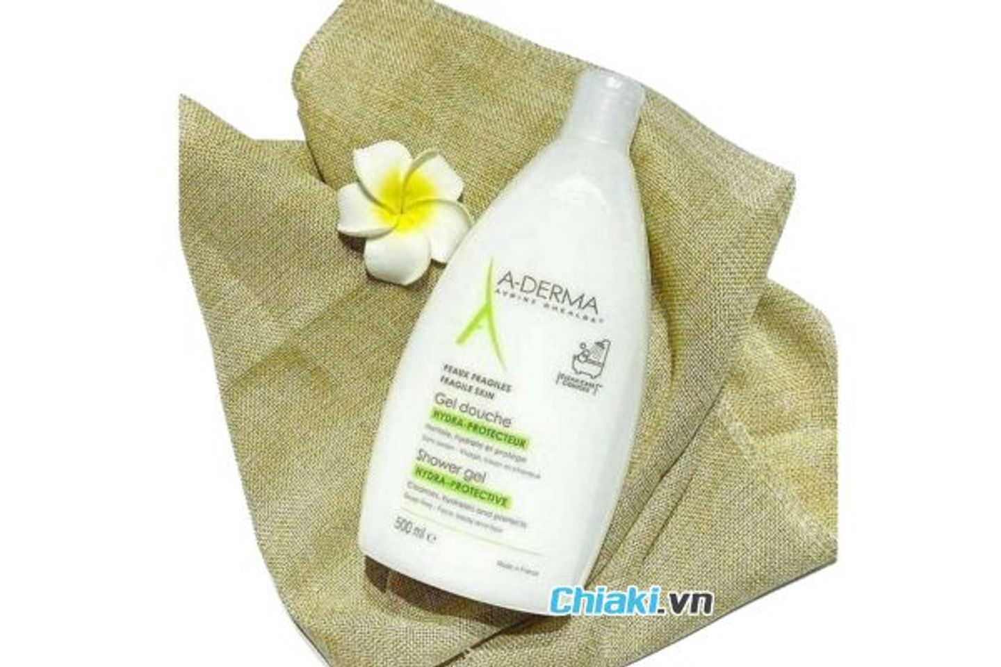 Sữa tắm Aderma hỗ trợ trị mụn lưng, trắng da