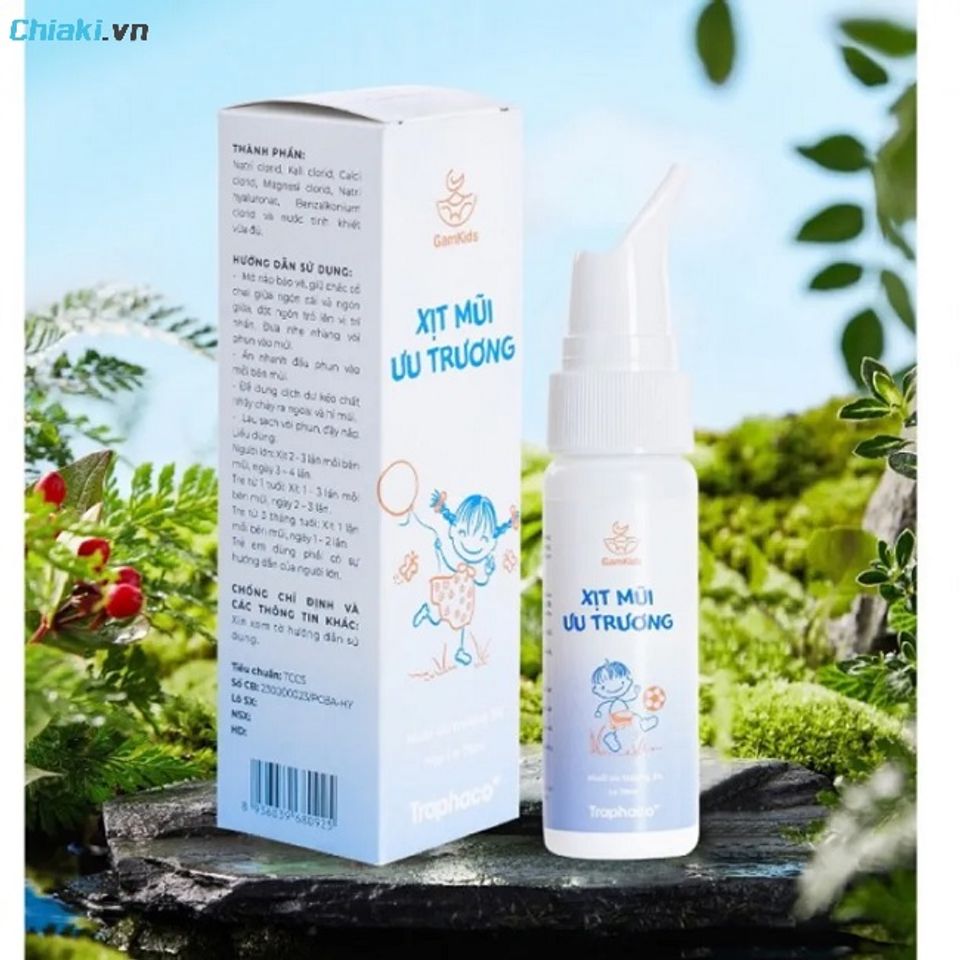 Thuốc xịt mũi Ưu Trương Gamkids x Traphaco