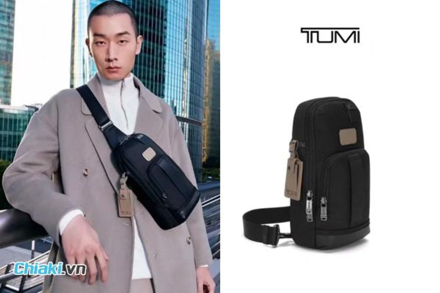 T&uacute;i đeo ch&eacute;o nam TUMI phong c&aacute;ch thanh lịch, tiện dụng