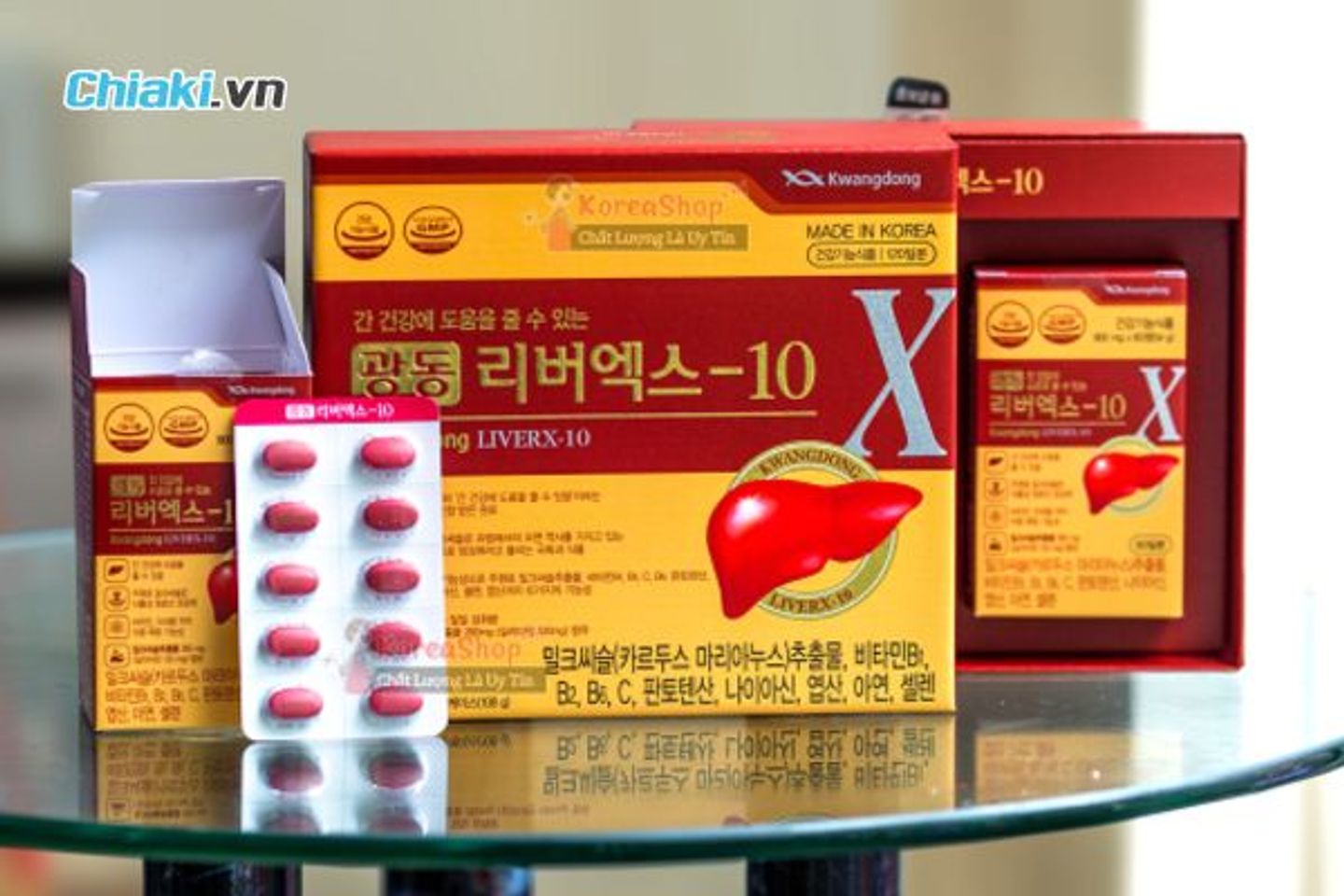 Vi&ecirc;n uống bổ gan Kwangdong LiverX-10 H&agrave;n Quốc