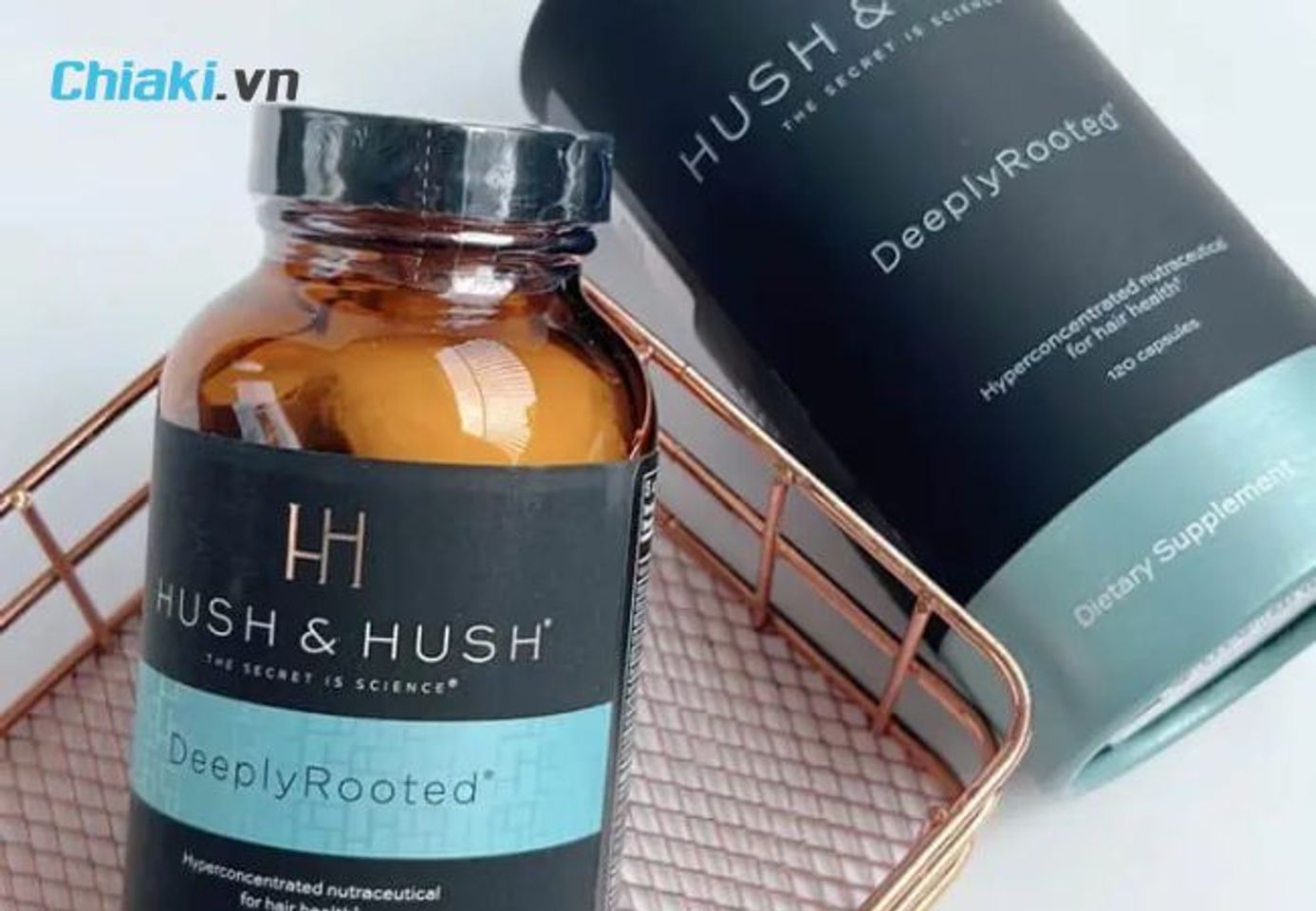 Vi&ecirc;n uống mọc t&oacute;c của Mỹ Hush & Hush Deeply Rooted