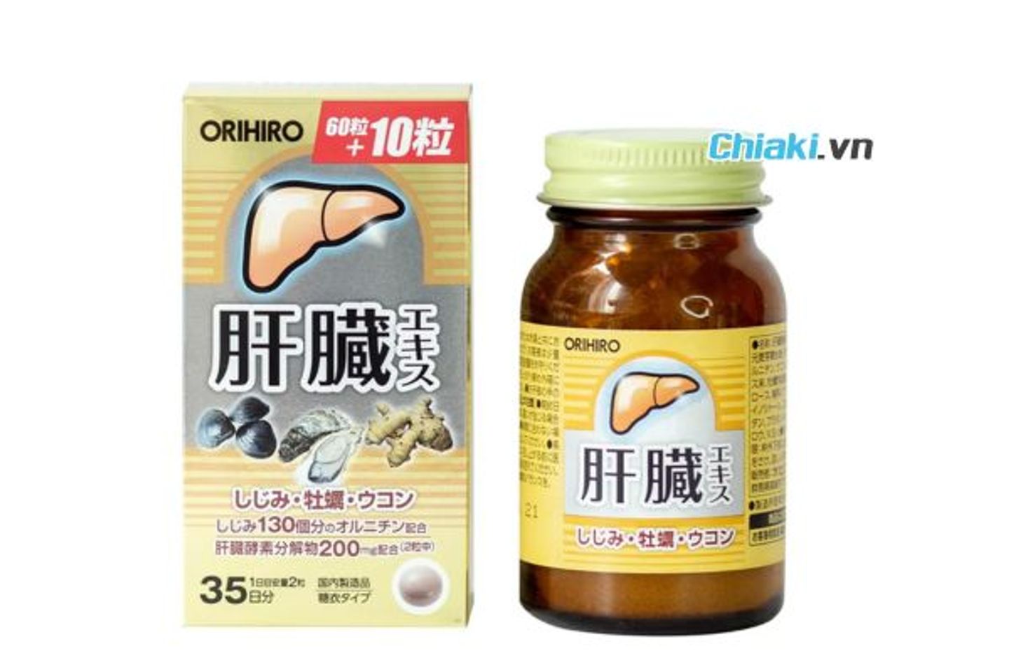 Vi&ecirc;n uống Orihiro Liver Extract hỗ trợ giải độc gan của Nhật Bản
