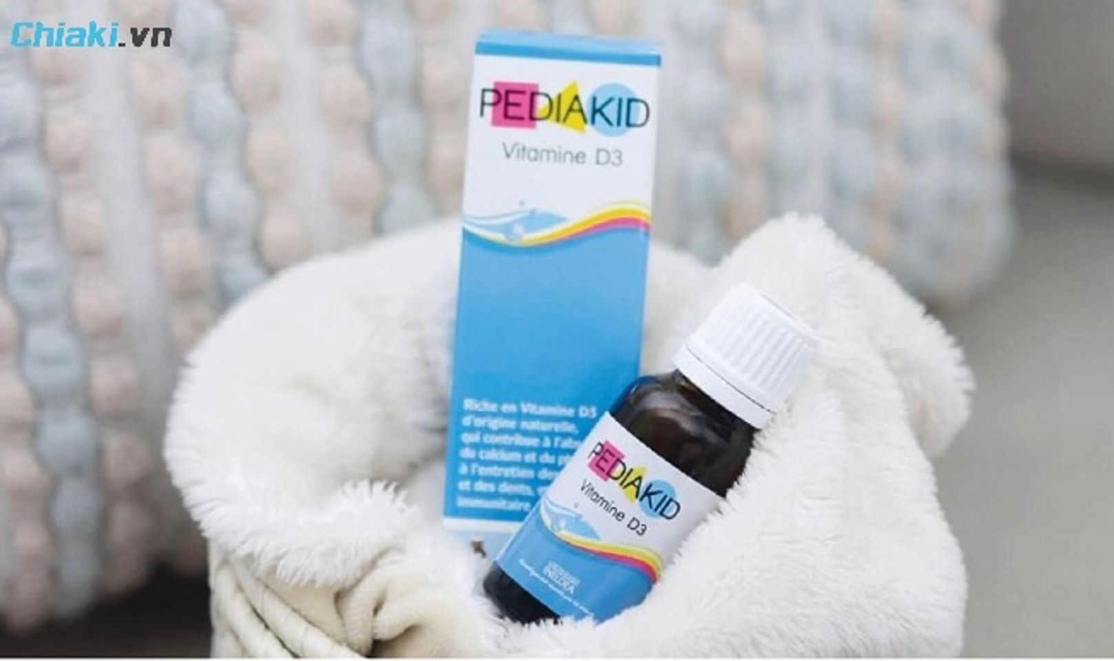 Vitamin D3 thuần Pediakid Ph&aacute;p ph&ograve;ng ngừa t&igrave;nh trạng c&ograve;i xương, lo&atilde;ng xương, xốp xương v&agrave; chậm lớn ở trẻ