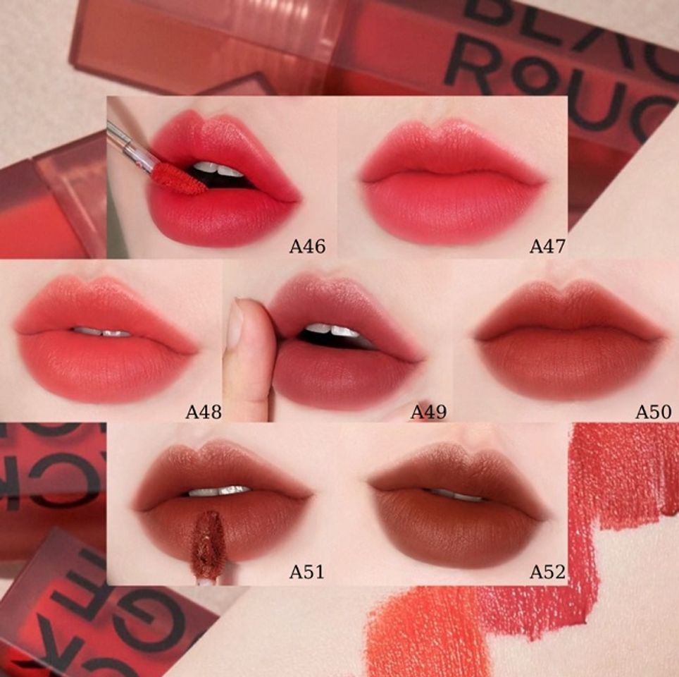 Bảng màu son Black Rouge Air Fit Velvet Tint Ver 9