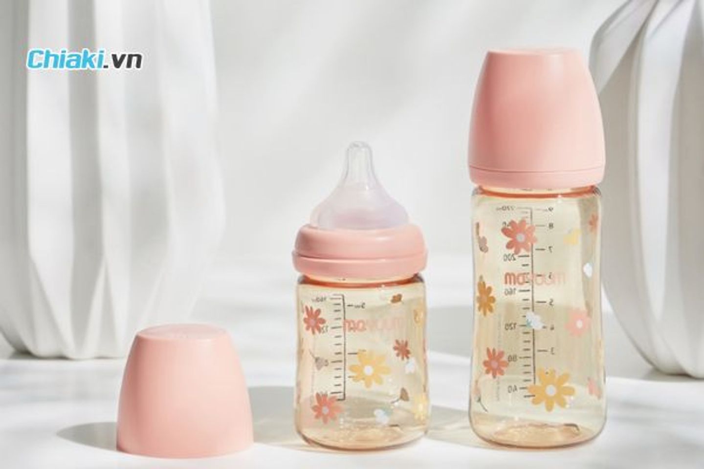 B&igrave;nh sữa chống sặc tốt cho trẻ sơ sinh Moyuum