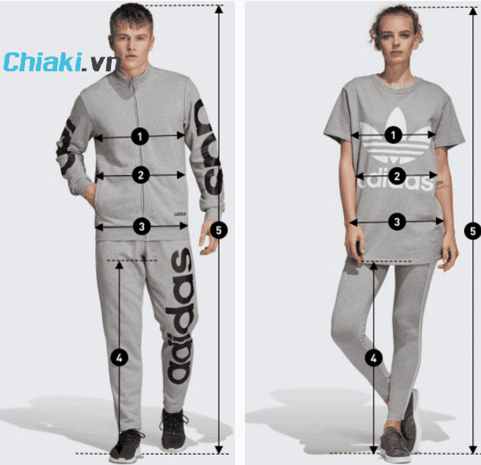 C&aacute;ch đo size &aacute;o Adidas ch&iacute;nh x&aacute;c