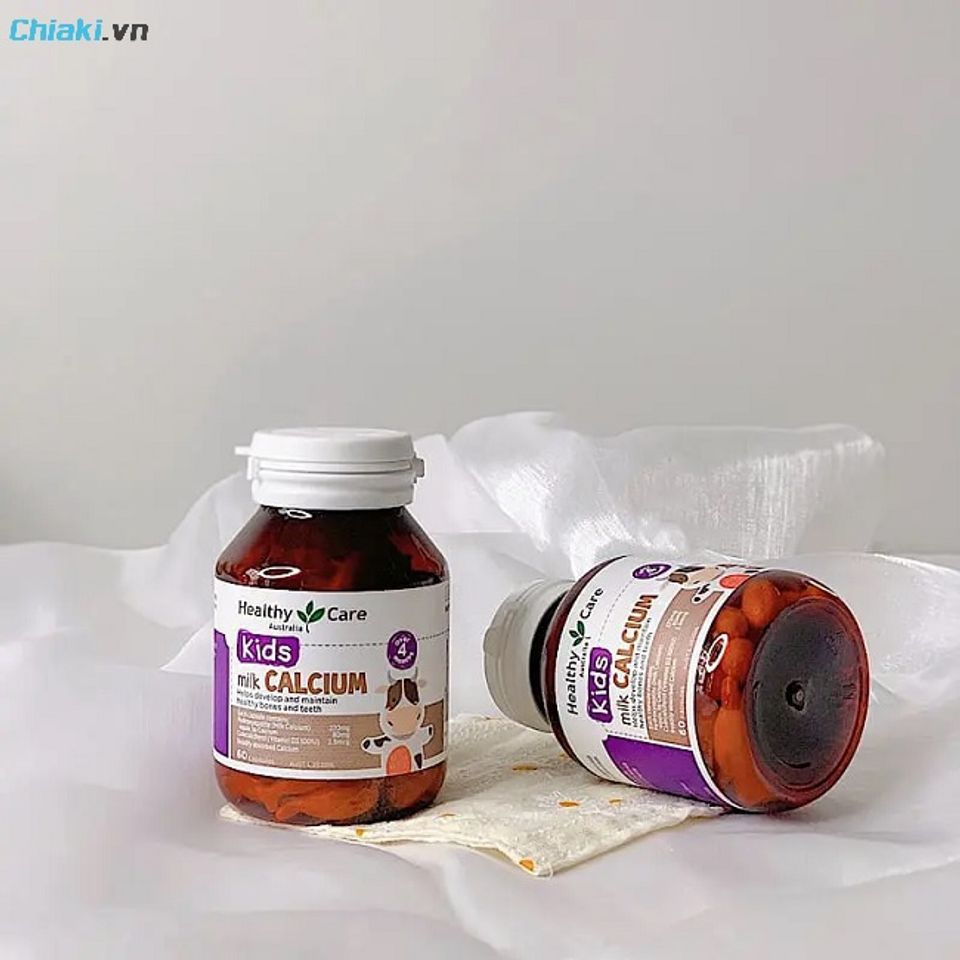 Canxi hữu cơ của &Uacute;c Milk Calcium Healthy Care cho b&eacute; từ&nbsp; 4 th&aacute;ng tuổi trở l&ecirc;n