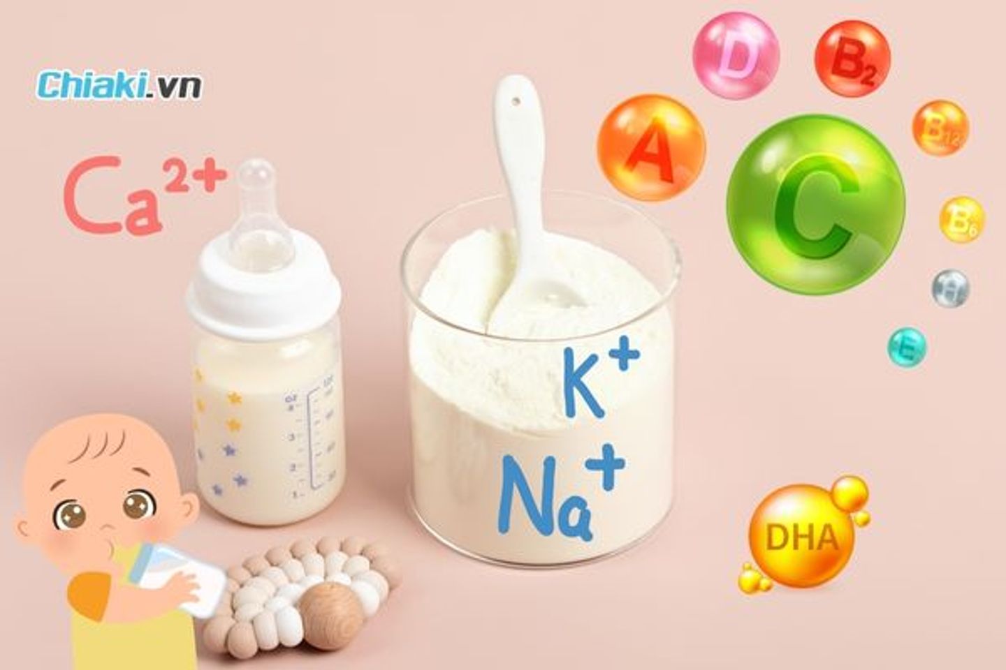 Hỗ trợ bổ sung vitamin v&agrave; kho&aacute;ng chất thiết yếu